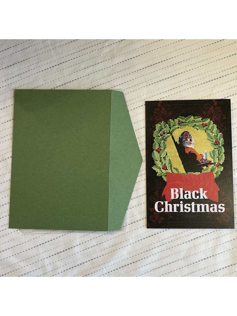 Black Christmas 1978 Holiday Card Gutter Garbs Bob Clark Slasher Horror NEW